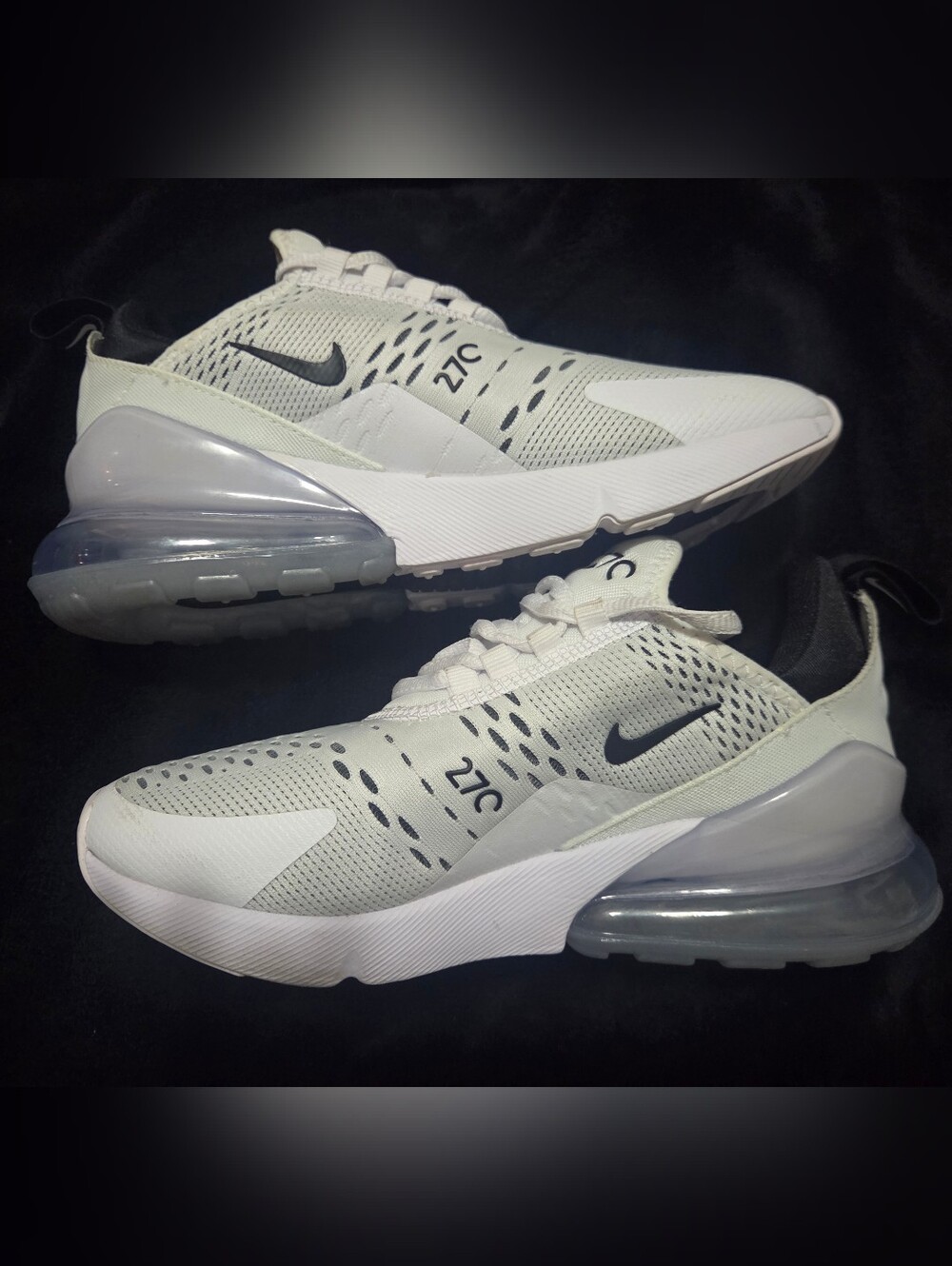 Nike Air Max 270 Womens Sneakers - White and Black